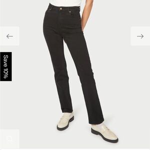 Rolla’s high waisted straight leg jeans